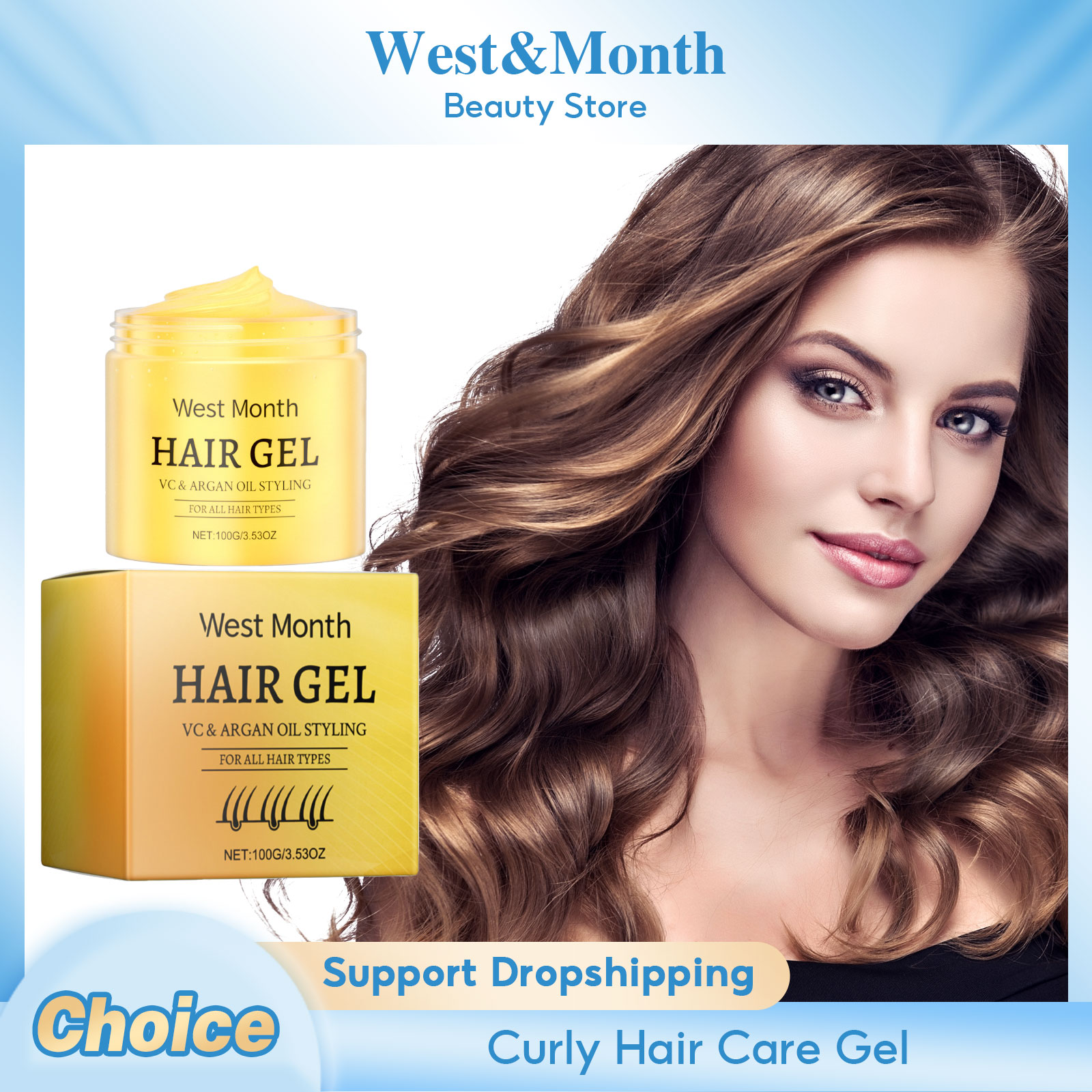 Hair Care For Curly Dry Hair - Krem do pielęgnacji kręconych włosów Big