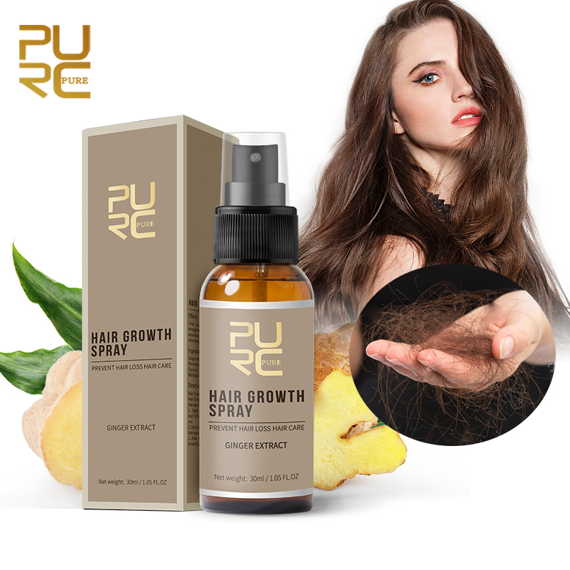 Hair Care Set - PURC Imbirowy spray do włosów Olejek