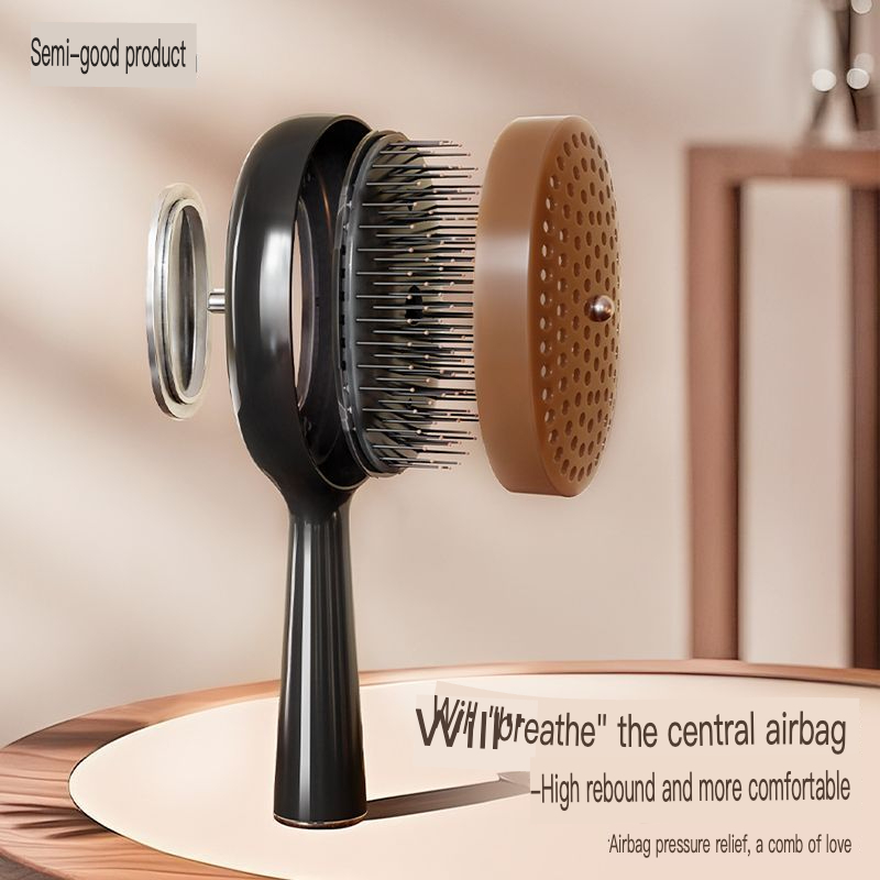 Hair Care High End - Damski, luksusowy, masujący grzebień z długimi