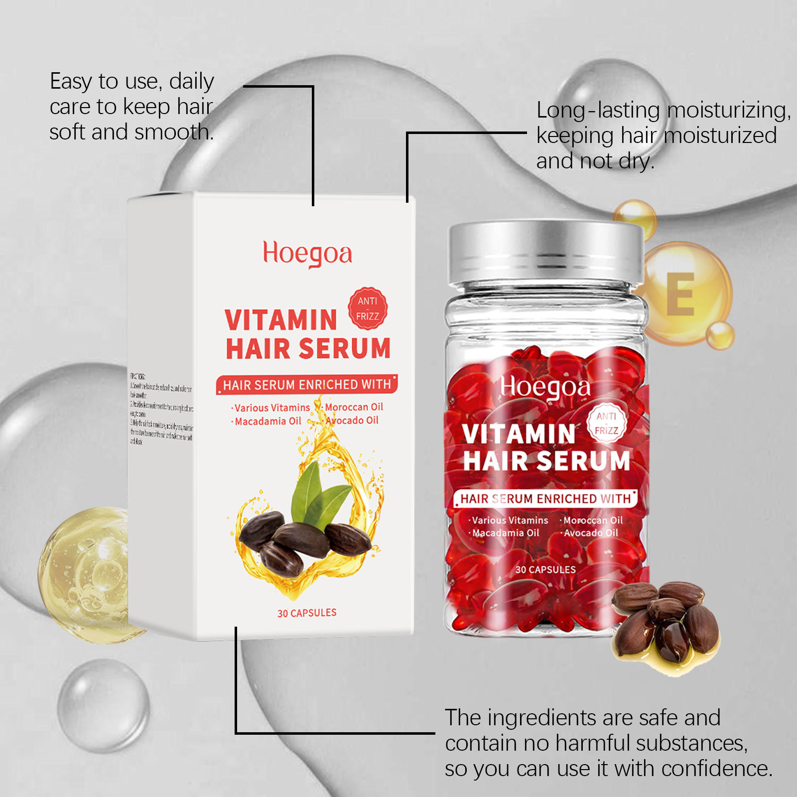 Hair Care Long Hair - Witamina Serum do pielęgnacji włosów w