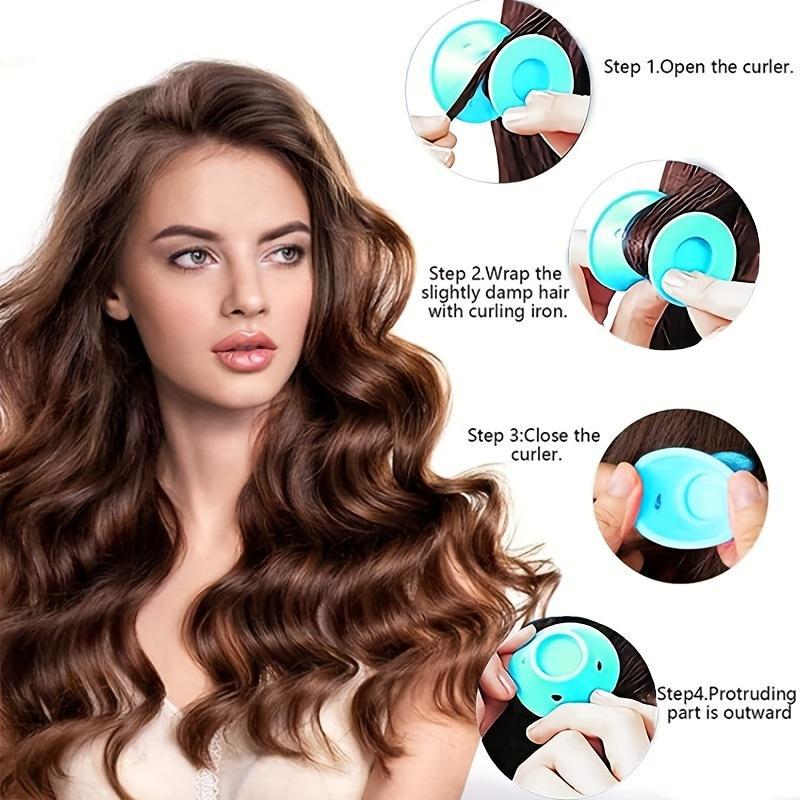 Hair Care For Curly Dry Hair - 10 szt. magicznych wałków do włosów,