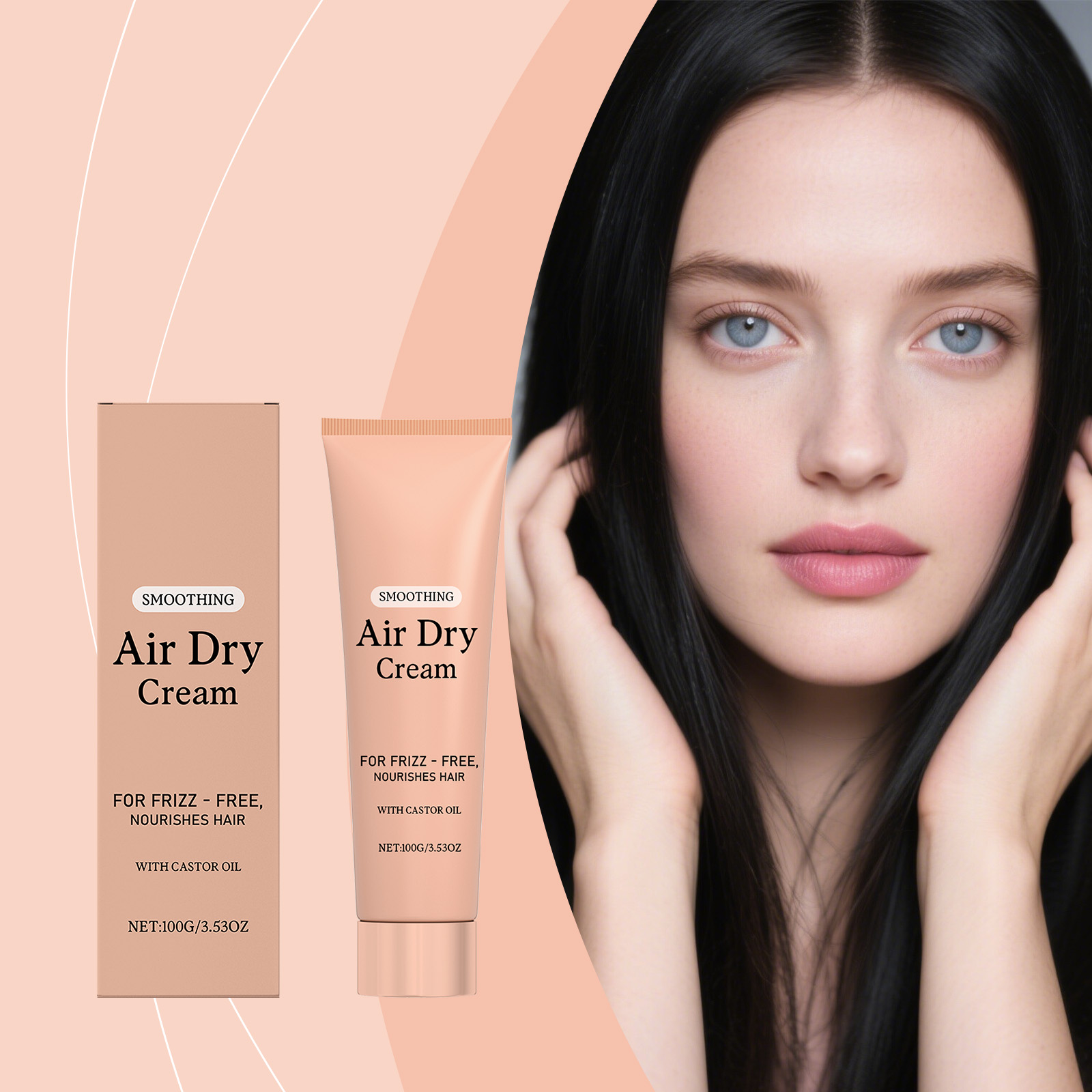 Krem do pielęgnacji włosów, od – Hair Care For Curly Dry Hair recenzja i cena