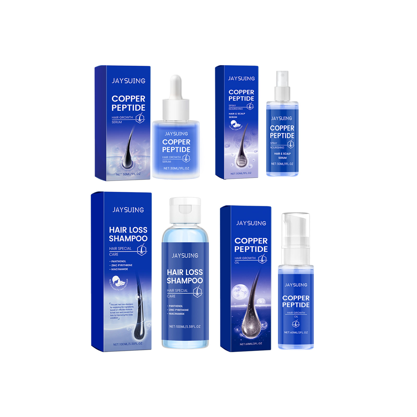 Szampon z peptydem miedzianym  – Hair Care Set recenzja i cena