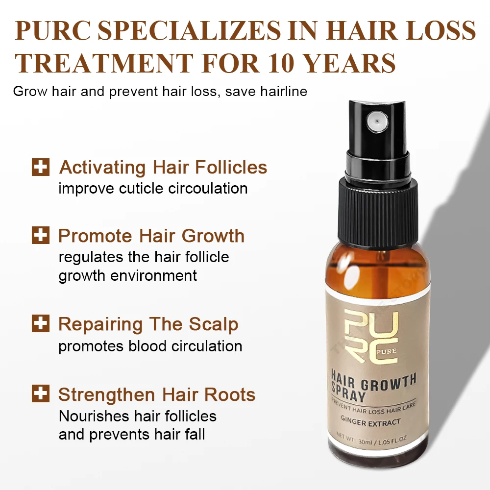 PURC Imbirowy spray do włosów  – Hair Care Set recenzja i cena